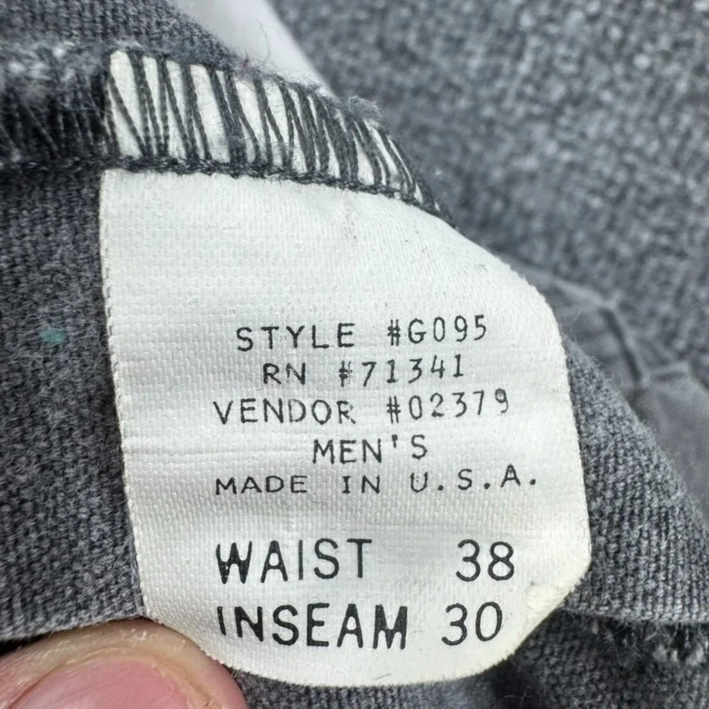 VINTAGE L.L.‎ Bean Pants Mens 34x28 Gray Pathfinder Elastic Waist G095 USA 90s